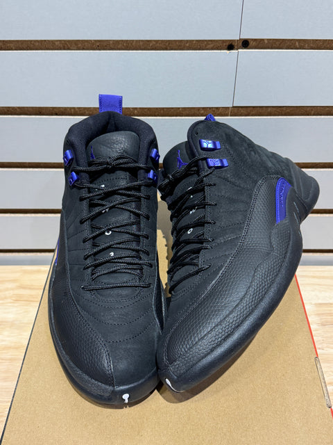 Jordan 12 Retro Black Dark Concord Sz 10.5