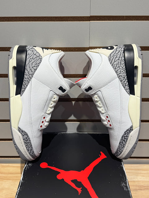 Jordan 3 Retro White Cement Reimagined Sz 10.5