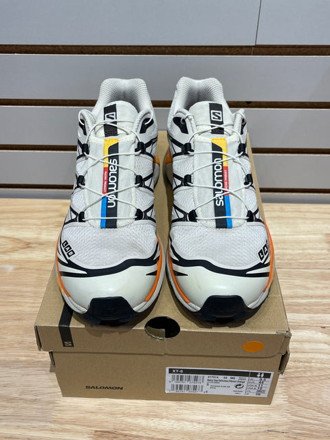 Salomon XT-6 Rainy Day Vibrant Orange Size 10