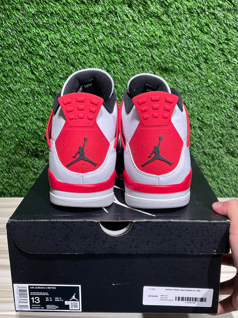 Jordan 4 Retro Red Cement Sz 13M.