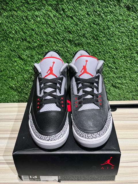 Jordan 3 Retro Black Cement (2018) Sz 13
