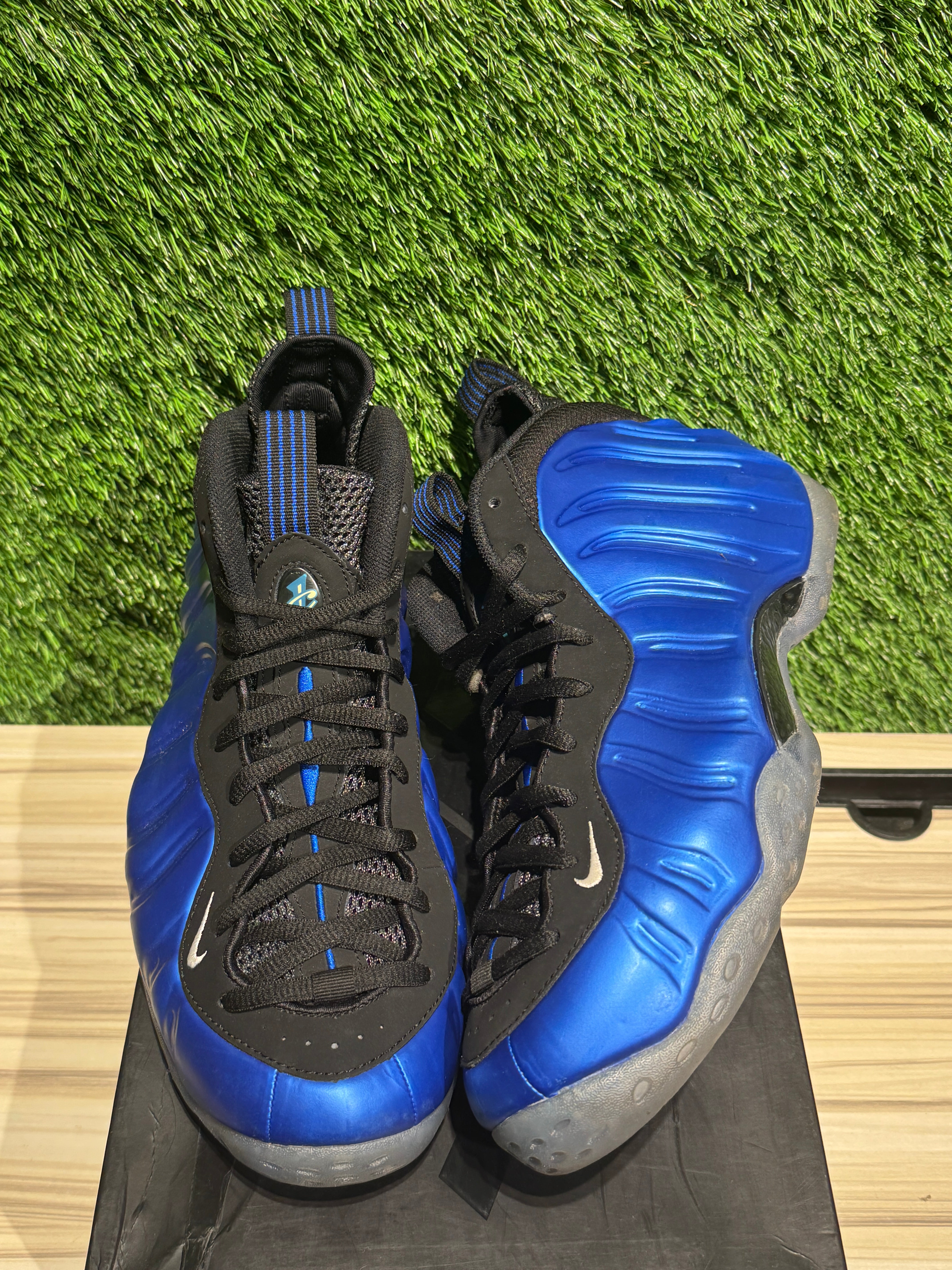 NIKE Air Foamposite One \'Royal\' Sneakers Size 9.5 Nike Air Foamposite One Royal Blue XX 20th Anniversary (2017  main image 4