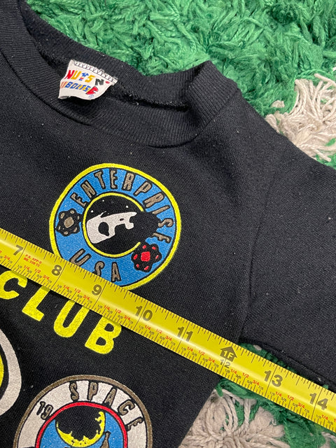 Nuts N Bolts Space Club Vintage 90s Kids crewneck