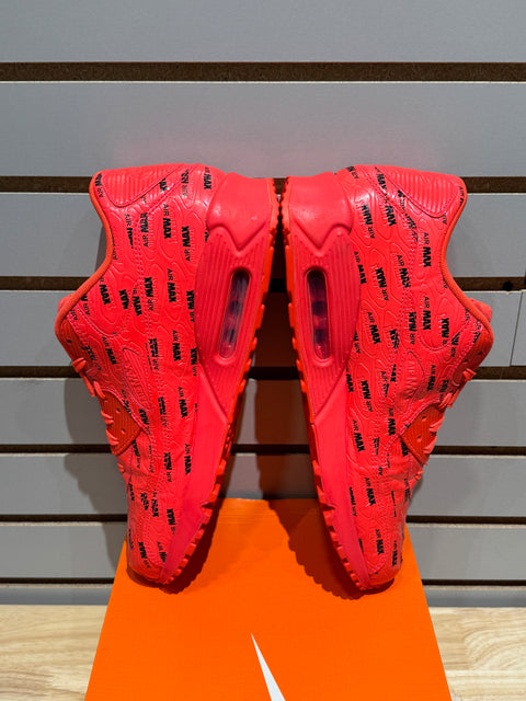 Nike Air Max 90 Just Do It Pack Bright Crimson Sz 12