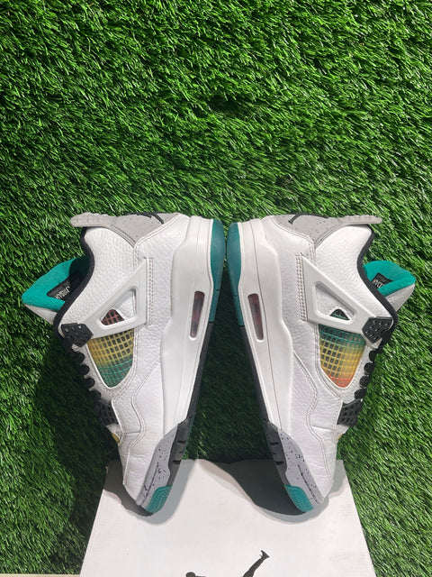 Jordan 4 Retro Lucid Green Rasta (Women's) Sz 5M/6.5W