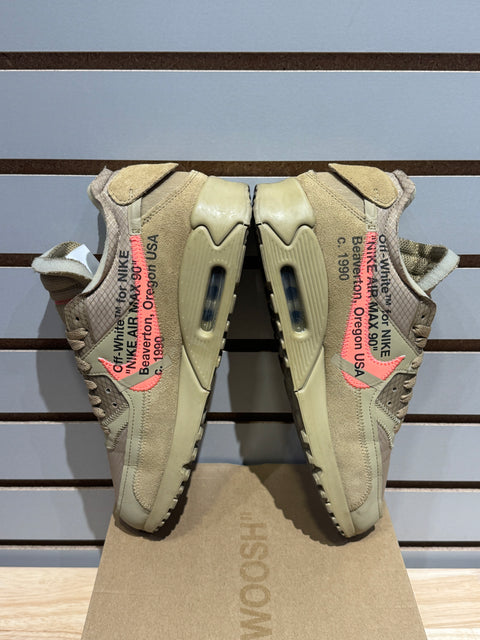Nike Air Max 90 Off-White Desert Ore Sz 9.5