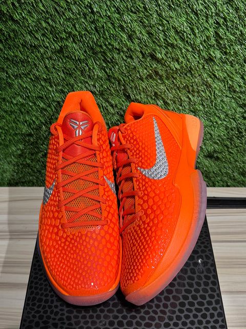 Nike Kobe 6 Protro Total Orange Sz 9.5
