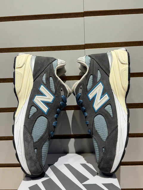 New Balance 990v3 MiUSA Kith Steel Blue Sz 6M