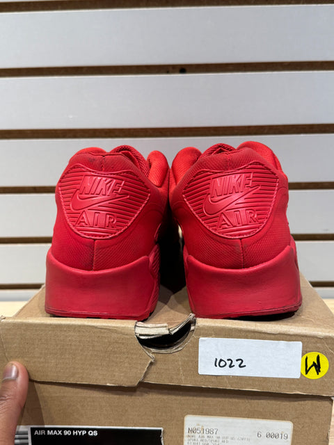 Nike Air Max 90 Hyperfuse Independence Day Red Sz 12