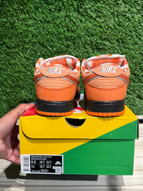 Nike SB Dunk Low Concepts Orange Lobster Sz 9.5