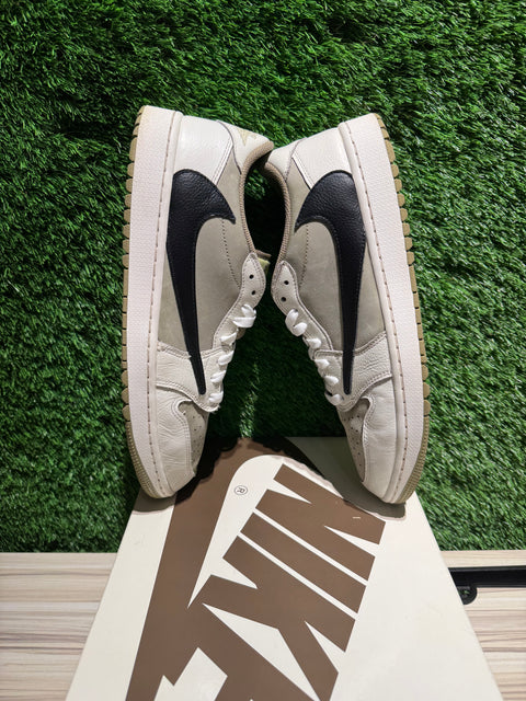 Jordan 1 Retro Low Golf Travis Scott Neutral Olive Sz 11.5M