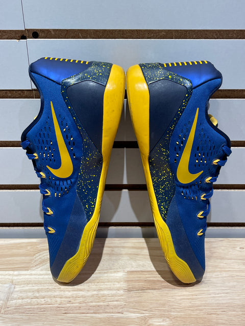 Nike Kobe 9 EM Gym Blue University Gold Sz 12