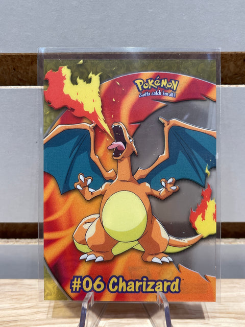 Pokémon Charizard CLEAR Card 2000 Topps TV Animation #06 PC3