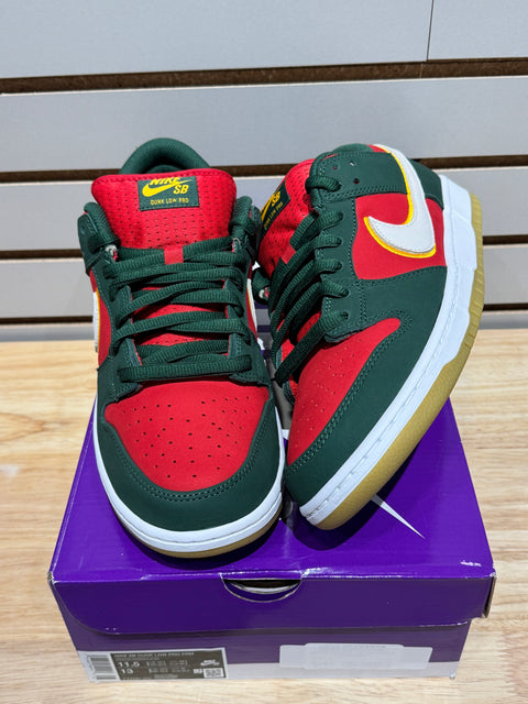 Nike SB Dunk Low Pro PRM Seattle Supersonics Sz 11.5M