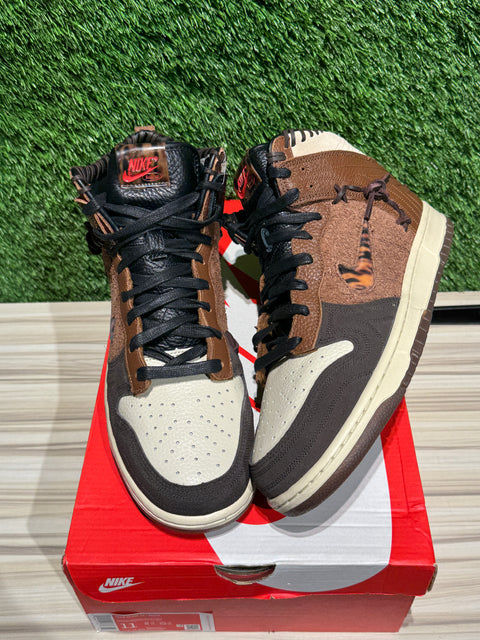 Nike Dunk High Bodega Legend Fauna Brown Sz 11