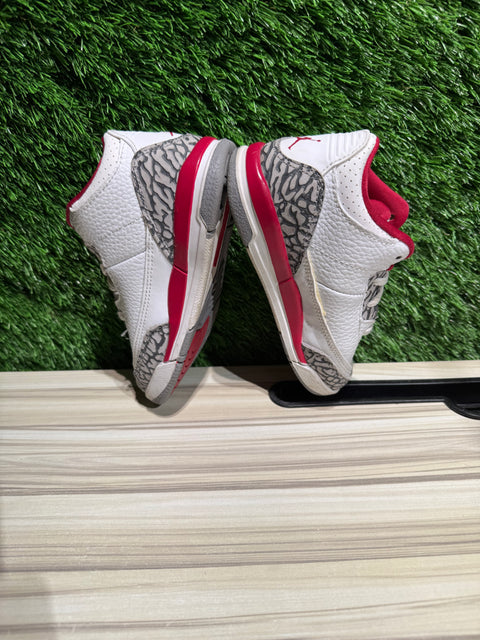 Jordan 3 Retro Cardinal (TD) Sz 9c