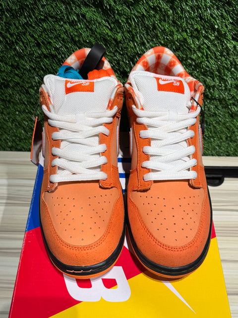 Nike SB Dunk Low Concepts Orange Lobster Sz 10.5