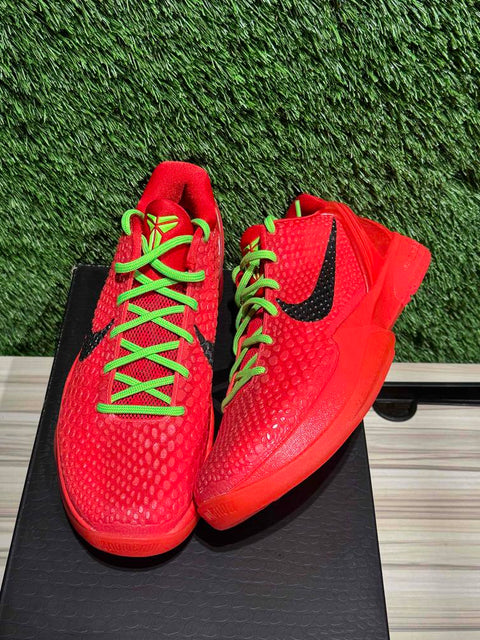 Nike Kobe 6 Protro Reverse Grinch Sz 8.5M.,