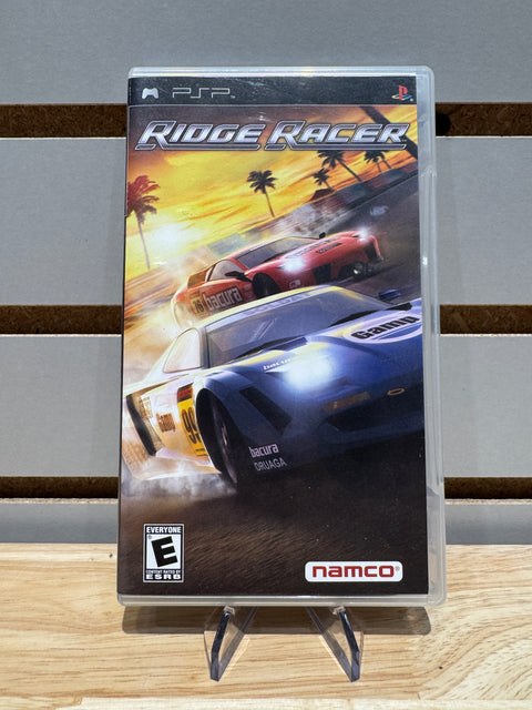 Namco Ridge Racer Racing Game for Sony PSP 2005 Multiplayer Manual Included