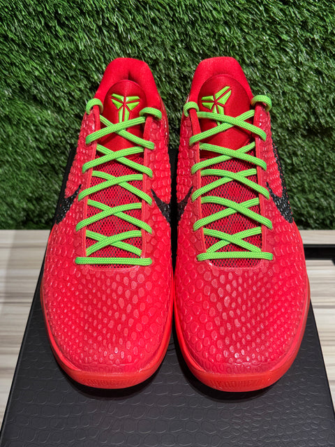 Nike Kobe 6 Protro Reverse Grinch Sz 10.5