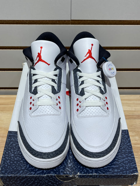 Jordan 3 Retro SE Fire Red Denim (2020) Sz 11