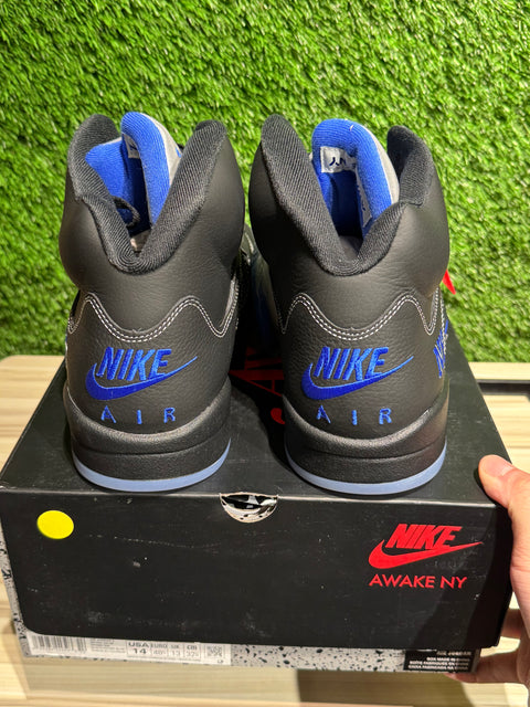 Jordan 5 Retro Awake NY Black Sz 14