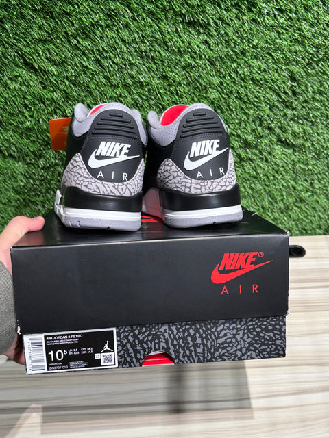 Jordan 3 Retro OG Black Cement (2024) Sz 10.5