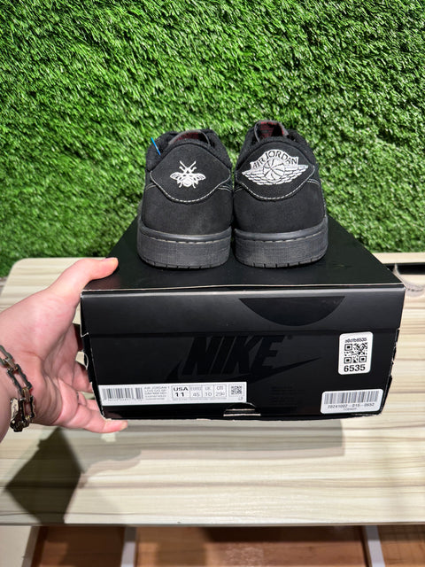 Jordan 1 Retro Low OG SP Travis Scott Black Phantom Sz 11
