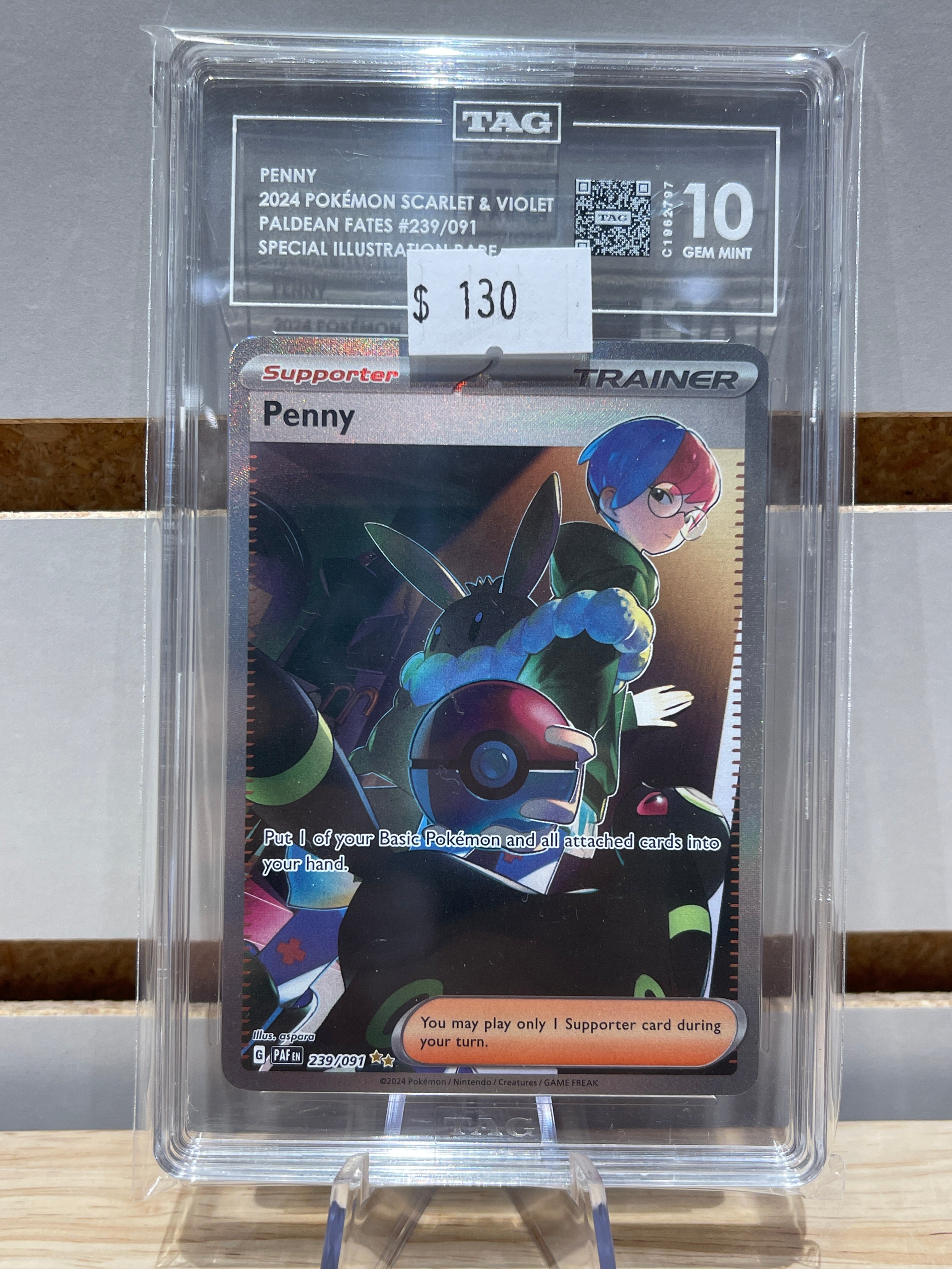 pokemon penny card 2024 POKÉMON SCARLET & VIOLET PALDEAN FATES #239/091 SPECIAL ILL – Sneak City this graded card is Doppelter Ärger MTG - Country:Outside US pokemonsingles