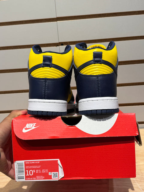 Nike Dunk High Michigan (2020) Sz 10.5