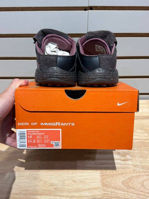 Nike Total 90 Mule Kids of Immigrants Velvet Brown Sz 10