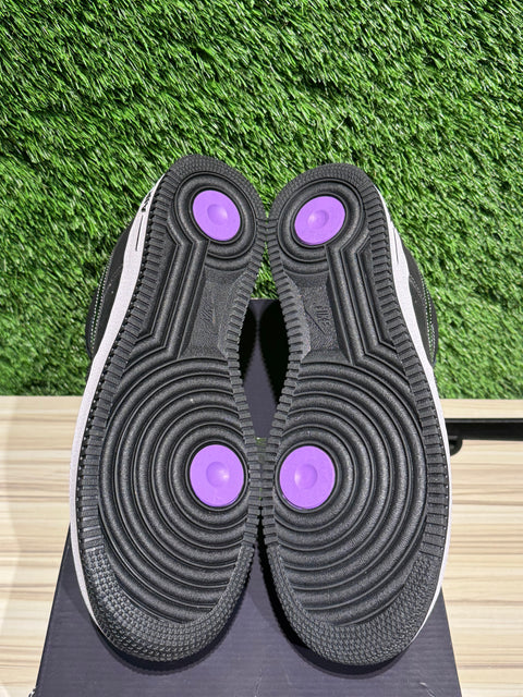 Nike Air Force 1 Low '07 LV8 World Champ Black Purple Sz 11M