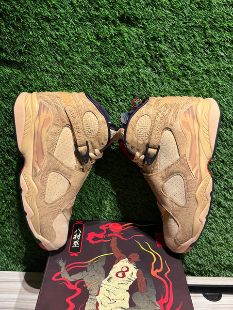 Jordan 8 Retro SE Rui Hachimura Black Samurai Sz 10M