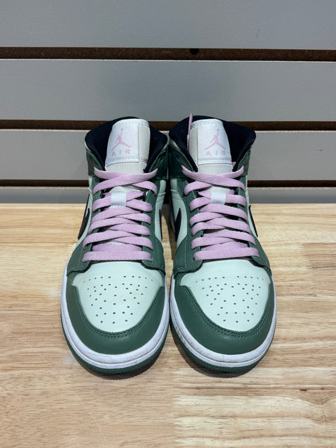 Jordan 1 Mid Dutch Green (Women's) Sz 5M/6.5W
