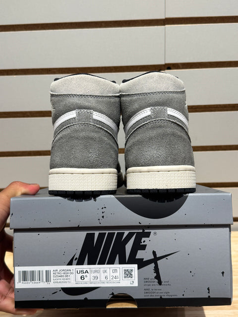 Jordan 1 Retro High OG Washed Black Sz 6.5M