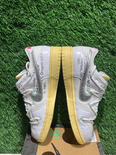 Nike Dunk Low Off-White Lot 1 Sz 9.5