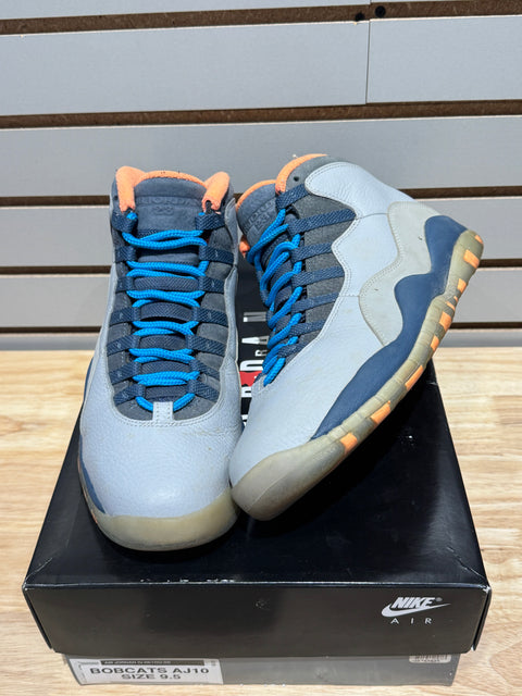 Jordan 10 Retro Bobcats Sz 9.5