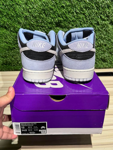 Nike SB Dunk Low Black Aluminum Sz 13