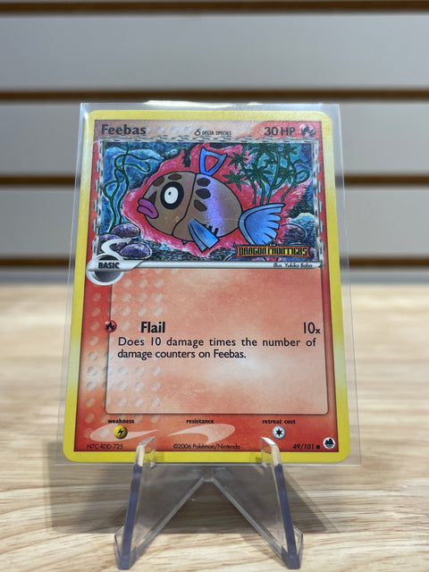 Feebas (Delta Species) - Pokemon EX Dragon Frontiers (DF) Stamped Holofoil
