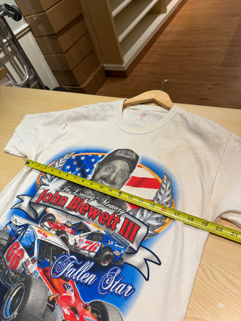Vintage 2007 In Loving Memory of John Blewett III Nascar Tee Sz M