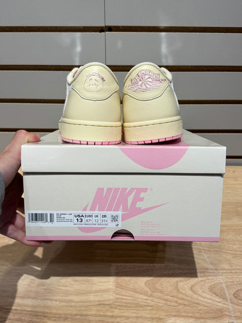 Jordan 1 Retro Low OG SP Travis Scott Shy Pink Sz 13