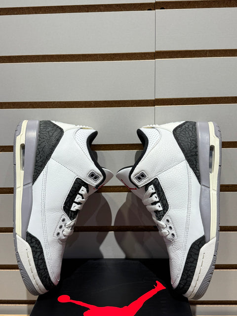 Jordan 3 Retro Cement Grey (GS) Sz 7Y