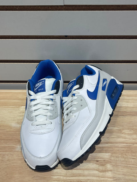 Nike Air Max 90 White Game Royal Photon Dust Sz 9.5
