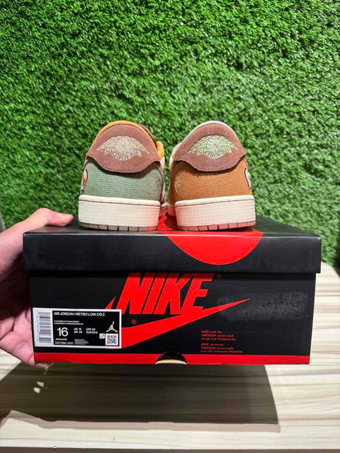 Jordan 1 Retro Low OG Zion Williamson Voodoo Sz 16M,