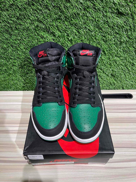 Jordan 1 Retro High Pine Green Black Sz 8.5