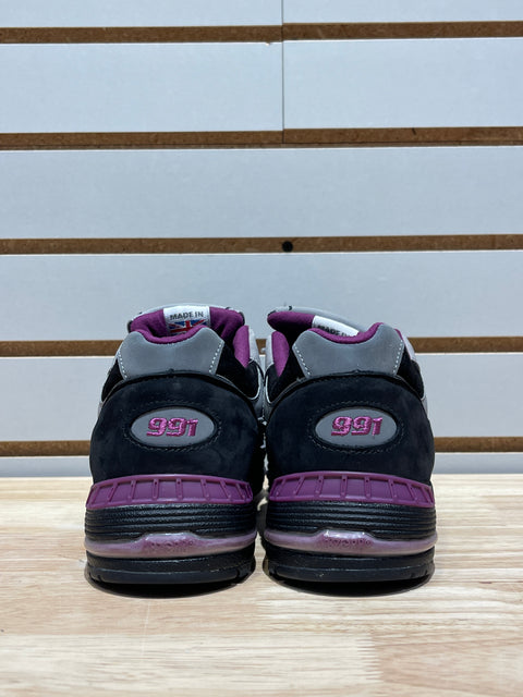 New Balance 991 Stray Rats Black Sz 8