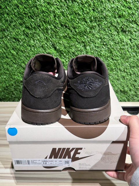 Jordan 1 Retro Low OG SP Travis Scott Velvet Brown Sz 12M