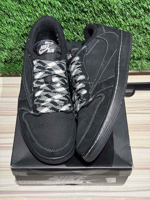 Jordan 1 Retro Low OG SP Travis Scott Black Phantom Sz 8.5M.