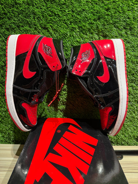 Jordan 1 Retro High OG Patent Bred Sz 8