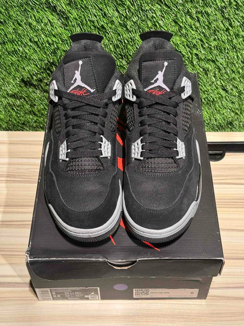 Jordan 4 Retro SE Black Canvas Sz 8M